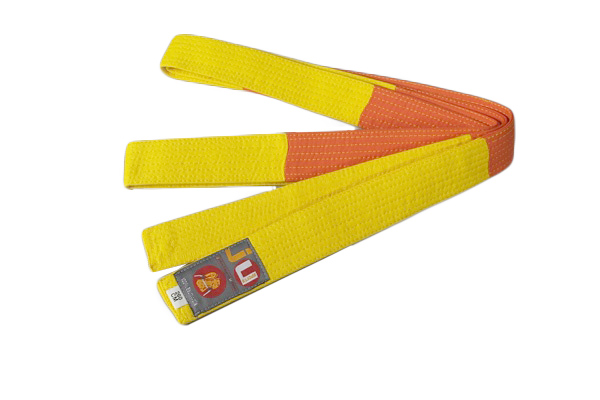 Budogürtel gelb/orange Two Tone