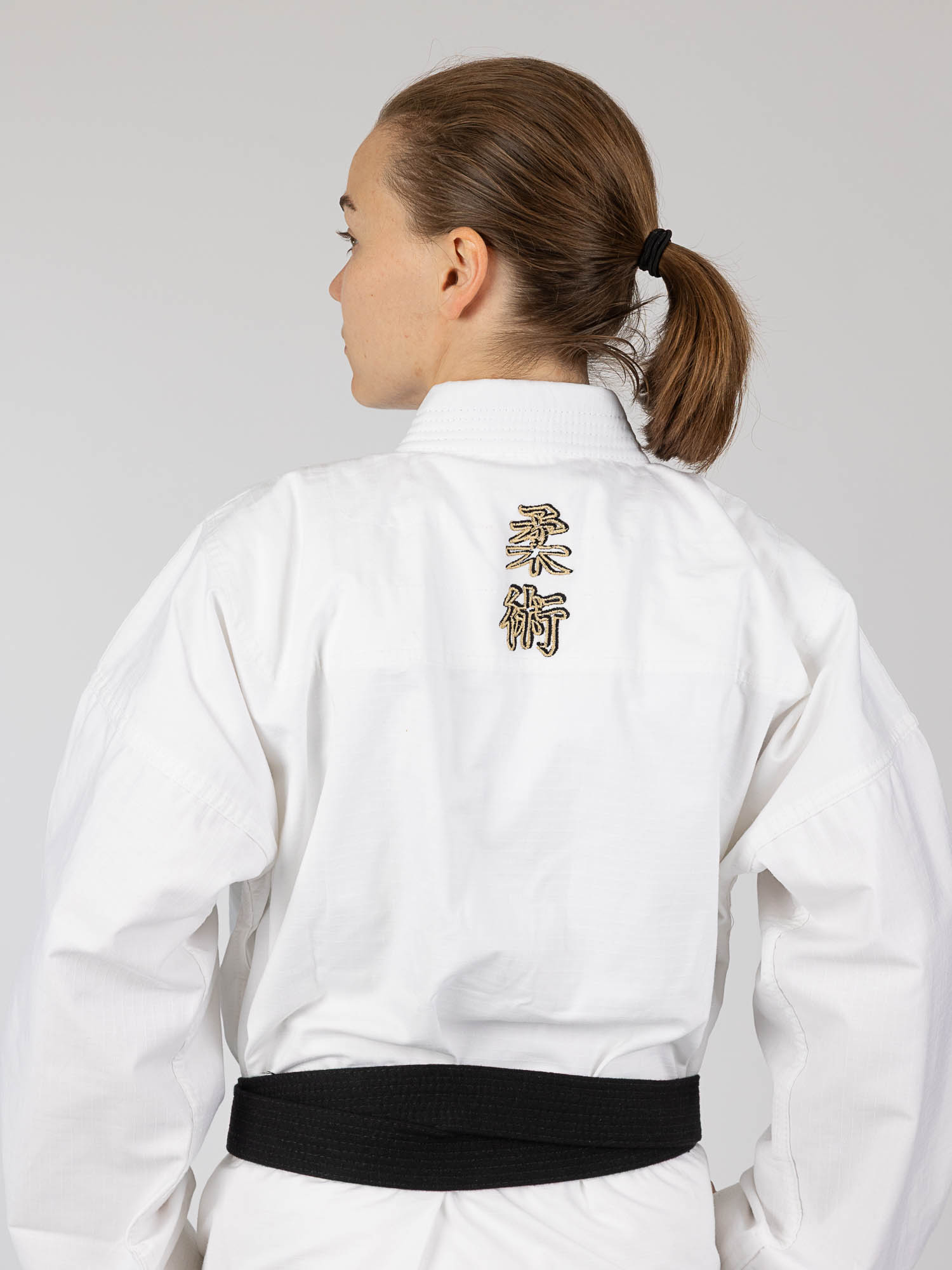 Gürtel, Schwarz, Karate-Anzug, Judo-Anzug, Rückenansicht