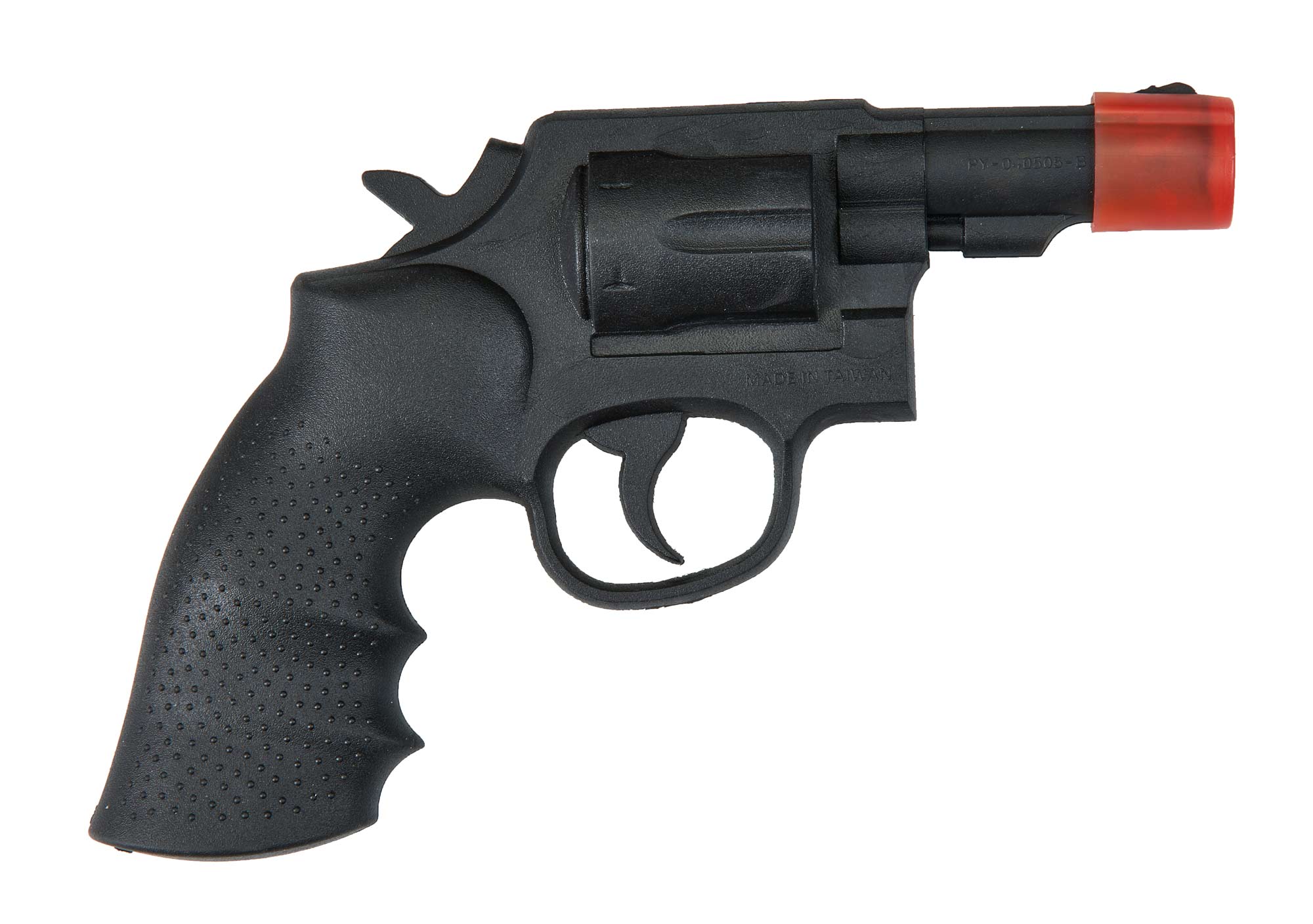Gummirevolver black