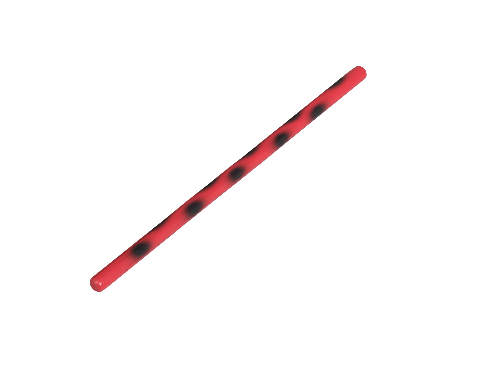 Arnis-Stock, rot/schwarz