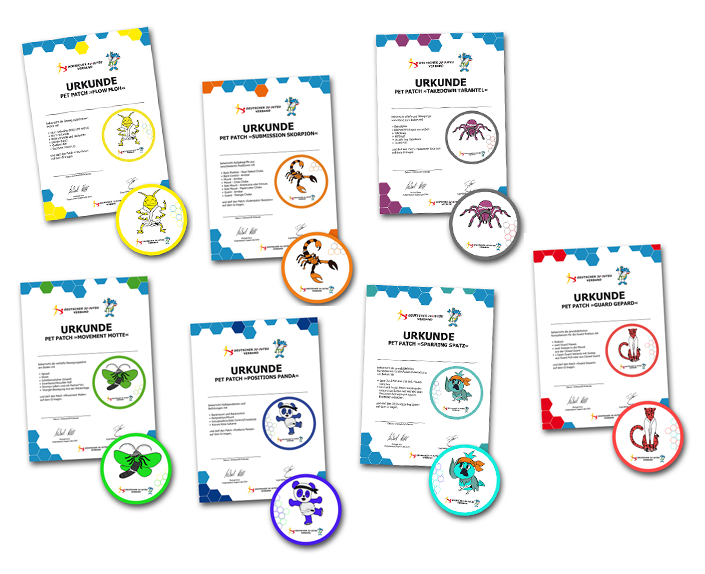 DJJV Pet Patches (inkl. Urkunden)
