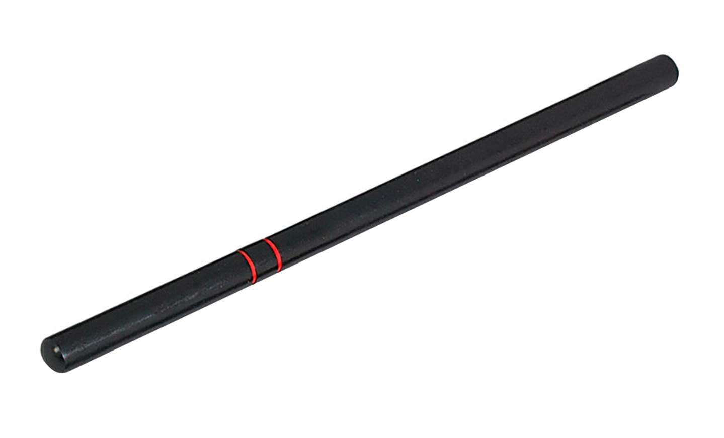 Arnis-Stock, schwarz mit roten Ringen