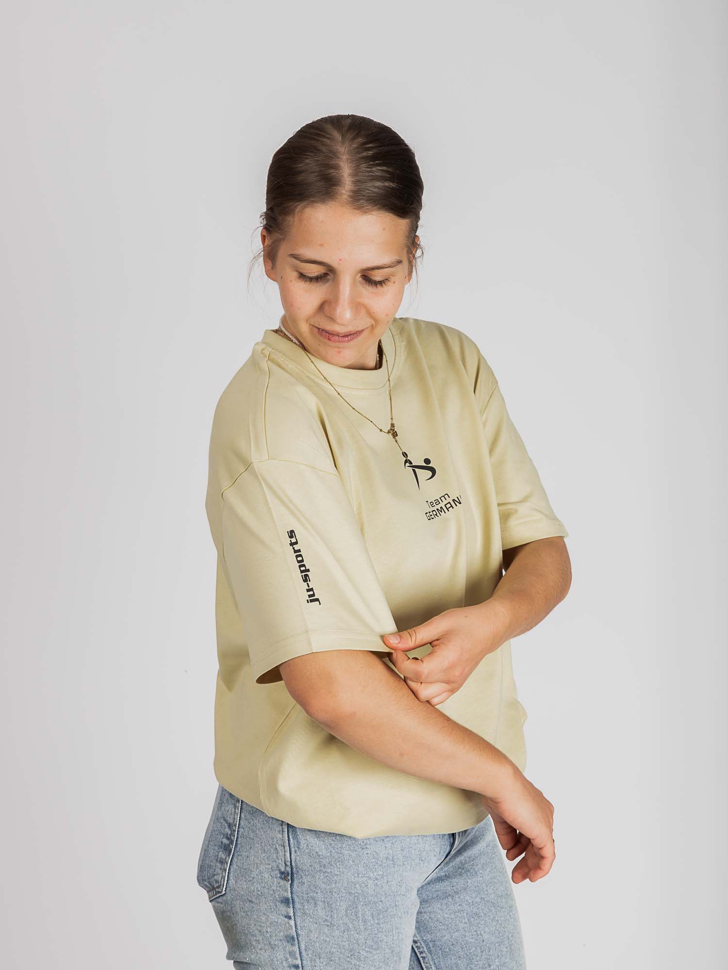 Team DJJV Oversized Shirt soft yellow