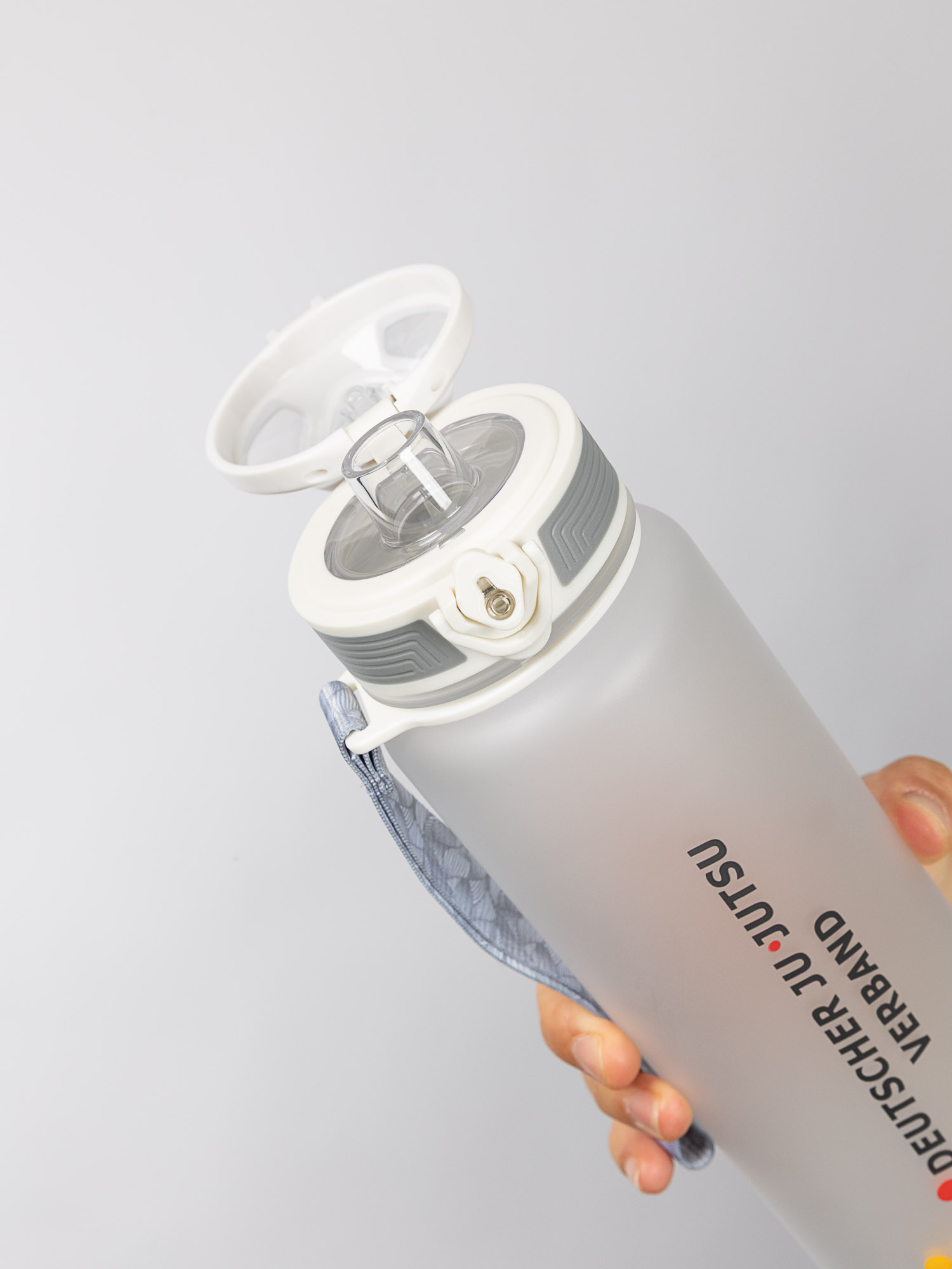 Trinkflasche, Sportflasche, Auslauf, Verschluss, Trinkhaltersystem