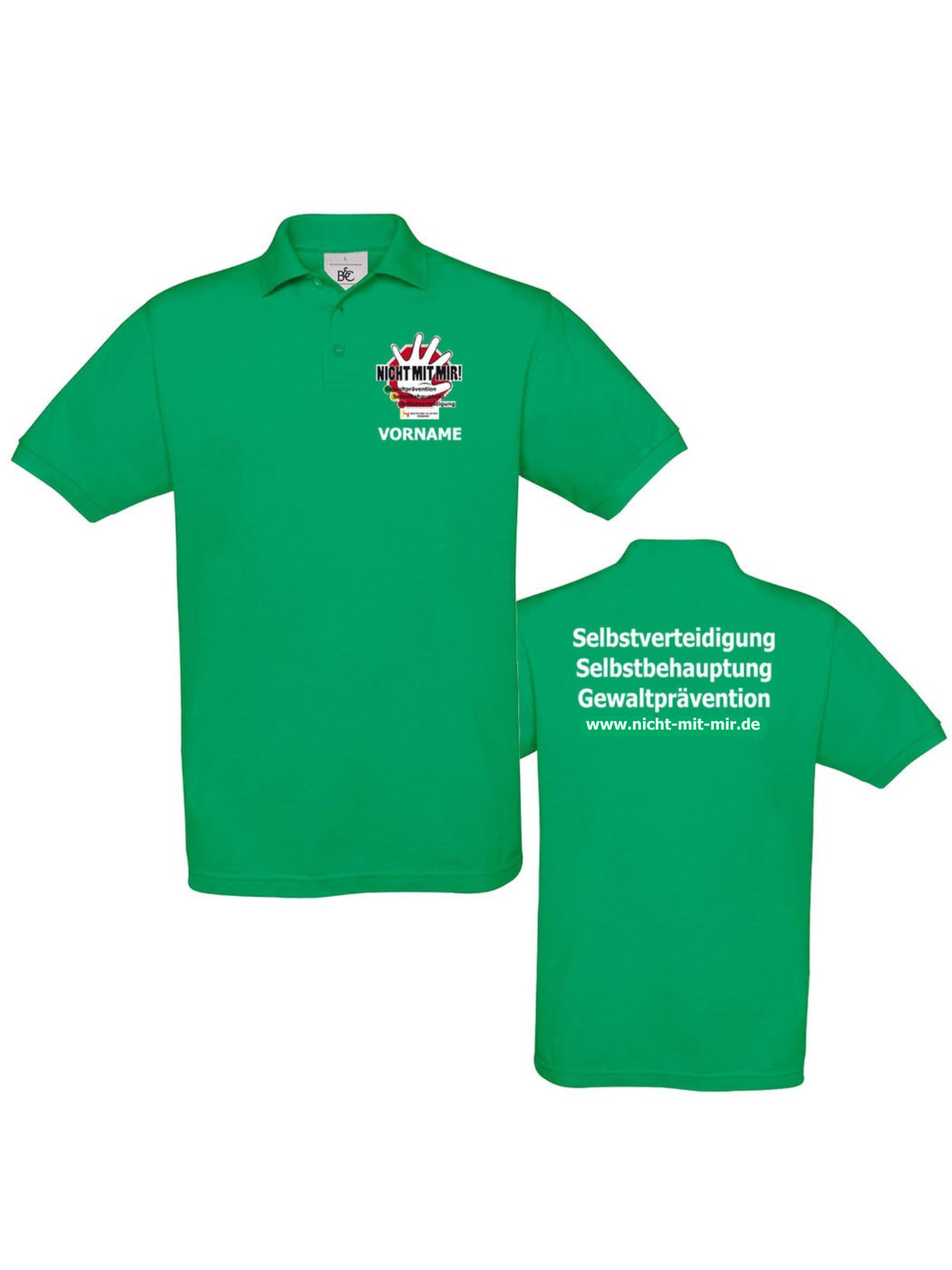 Poloshirt - "Nicht mit mir!" Unisex