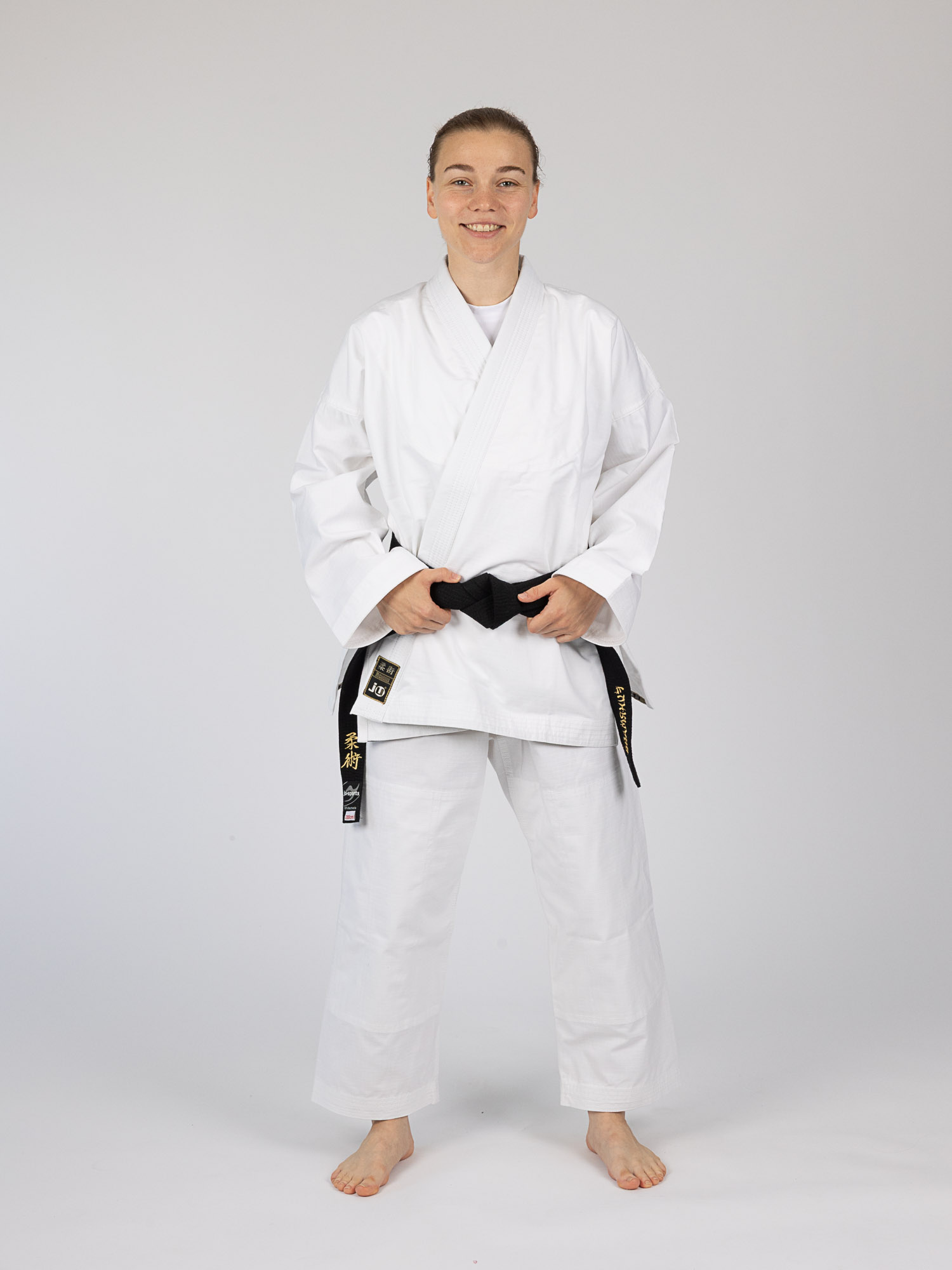 Judo Gi, Judogi, weiß, BJJ-Gi, Schwarzgurt